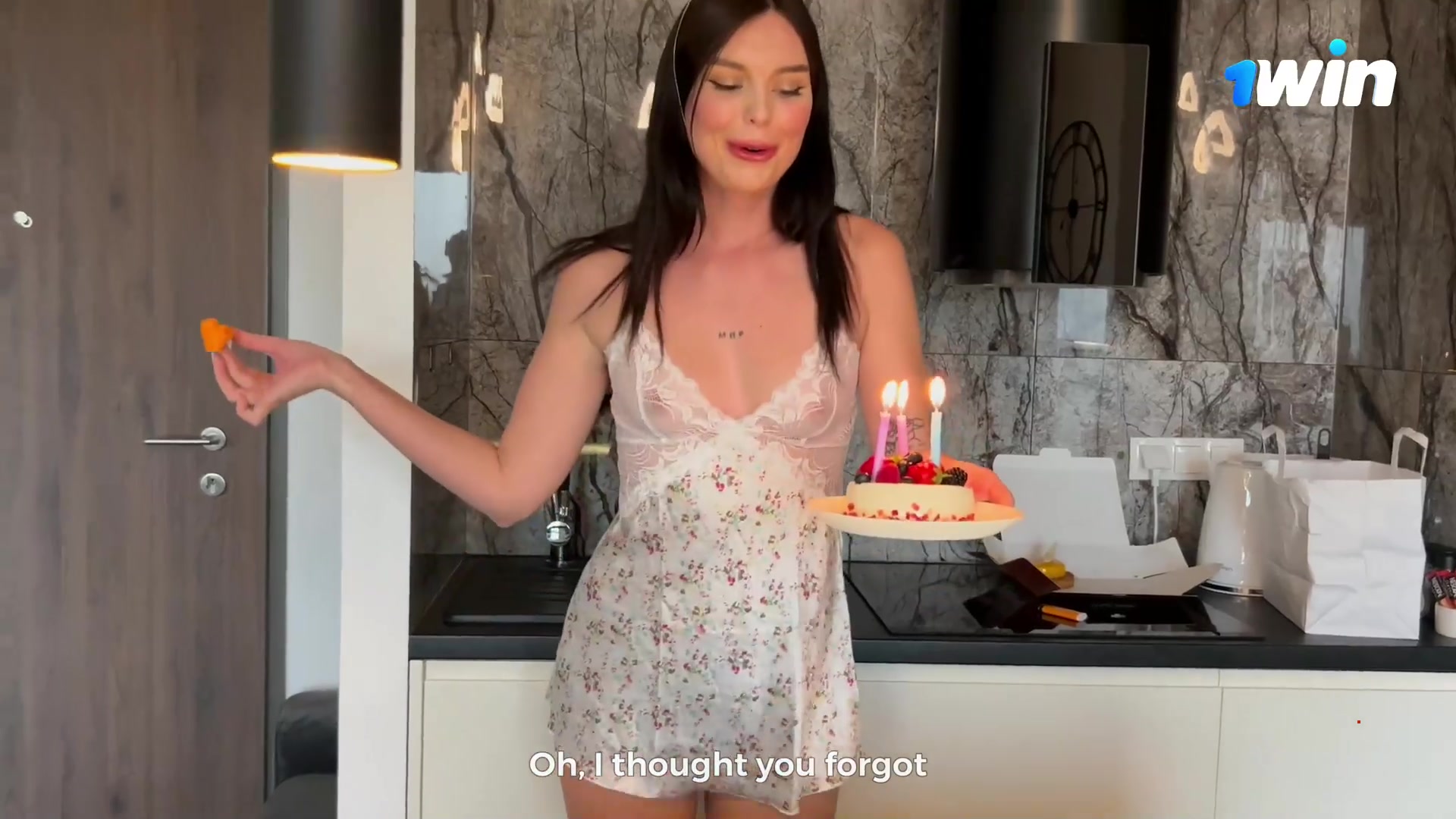 Tantaly orgy nymph floods red-hot brunette's boobs with cum, step sis joins in f