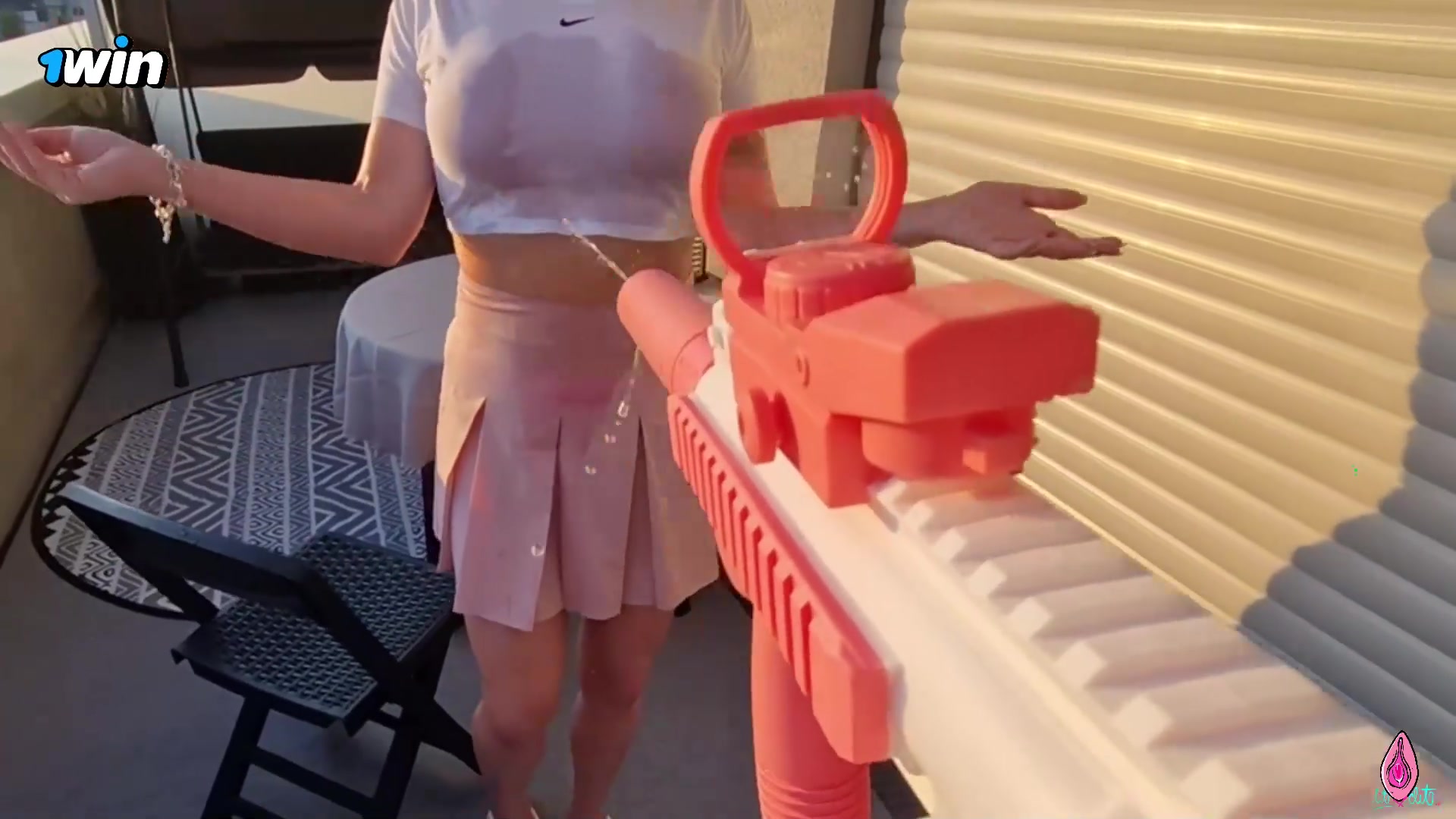 Unexpected balcony boink with stepsis leads to cum-filled fantastic XXX!