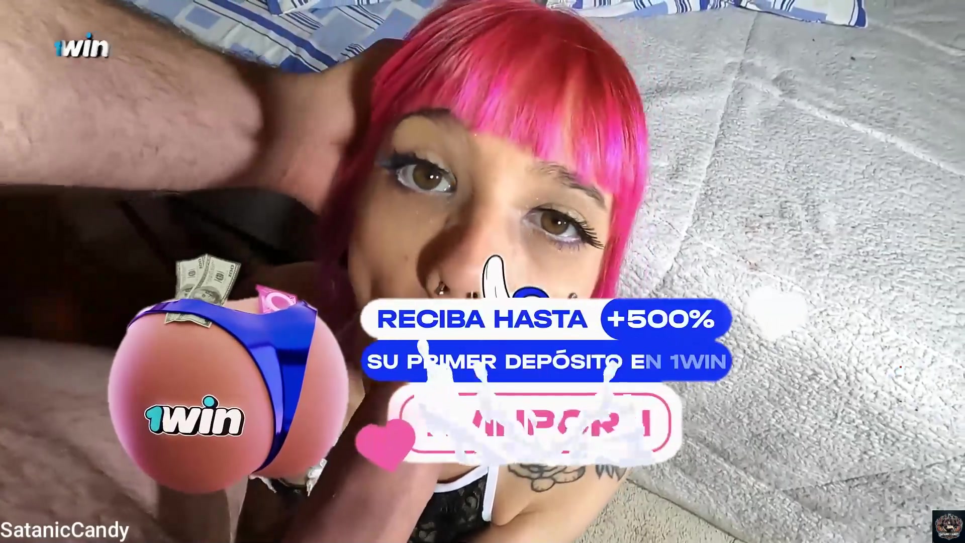 Squirting cum on that diminutive bum - hottest teen XXX!