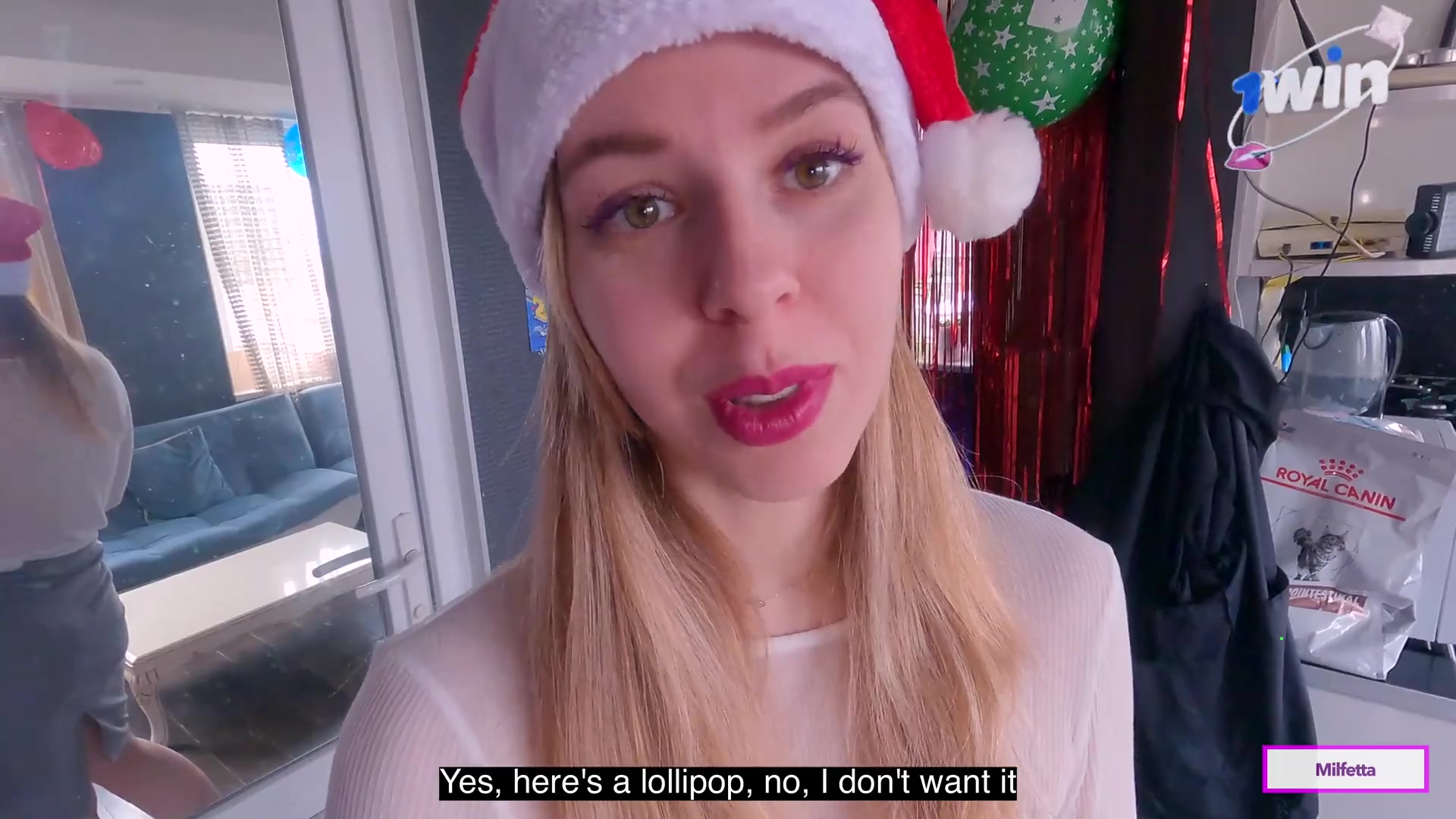 Coal or cumshot? Santa fulfills the desire of a nasty MILF for some real fledgli