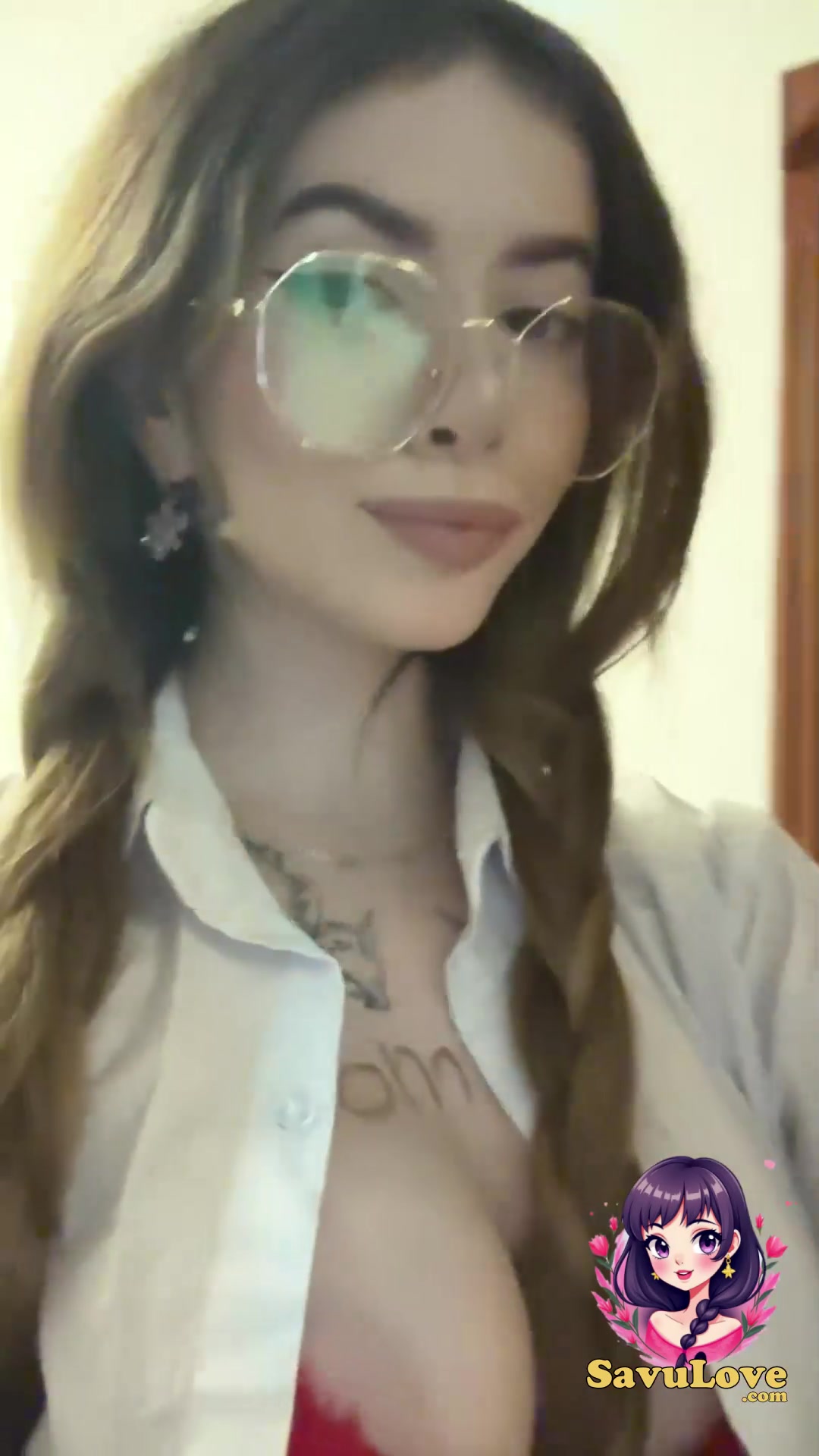 Adrianna Savu in schoolgirl cosplay - sexily charging hardcore porn!
