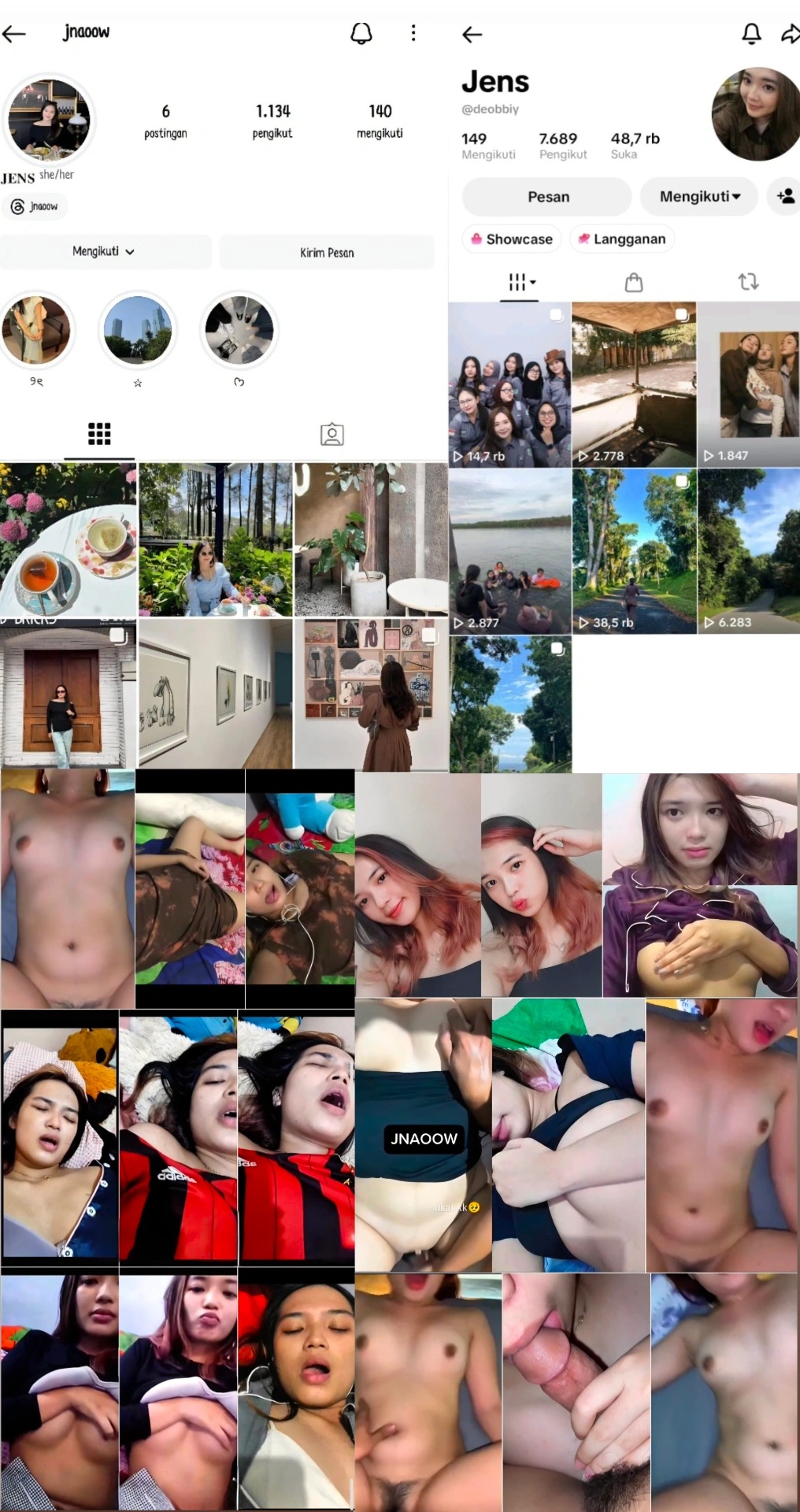 si binal  jannaturrahmah / jnaoow / deobbiy from balikpapan viral
