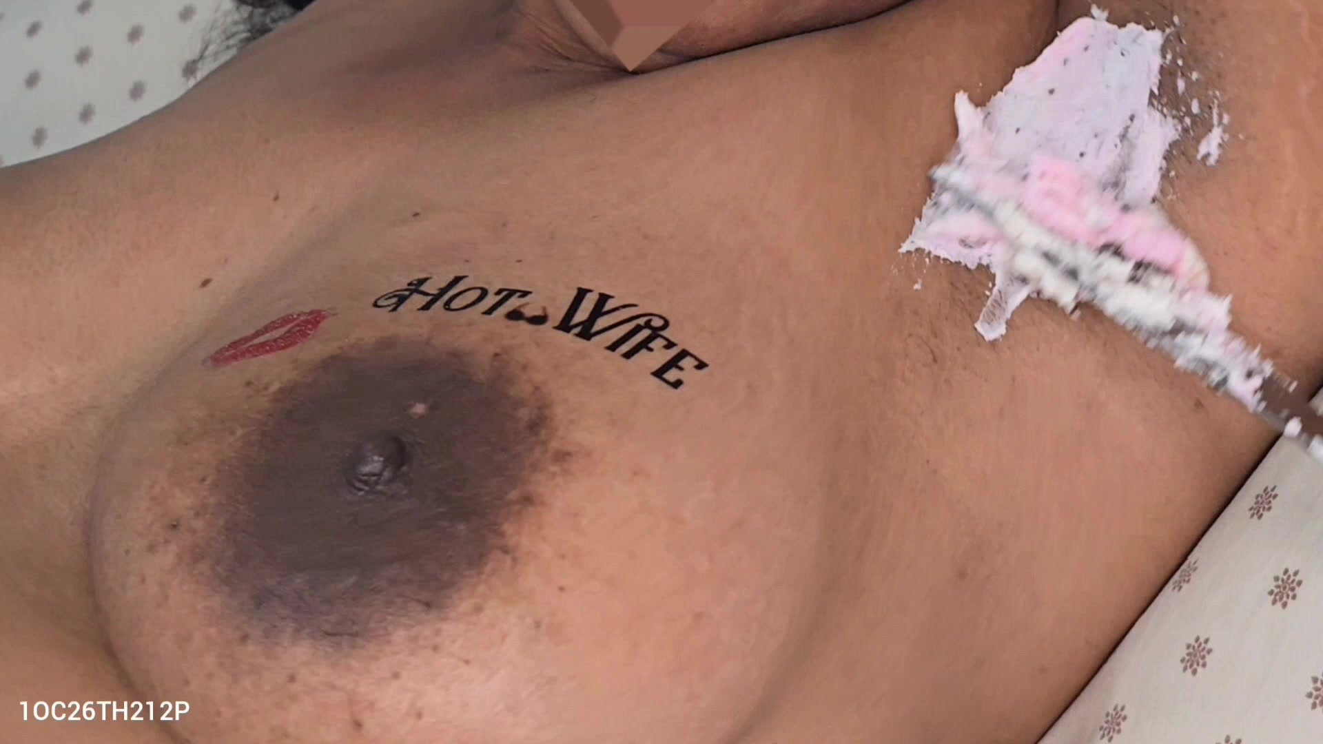 Tamil wife hubby licking armpits boobs cum swallow