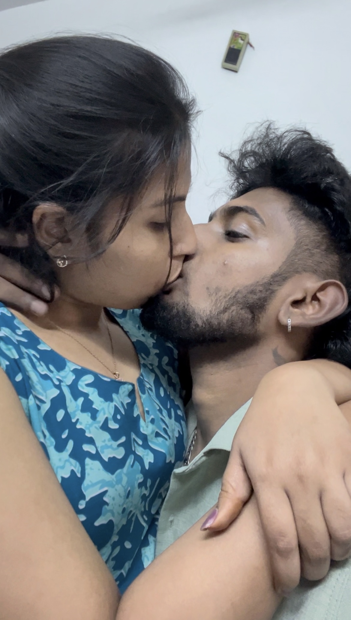 Indian tamil horny couples intense kissing and heated romance