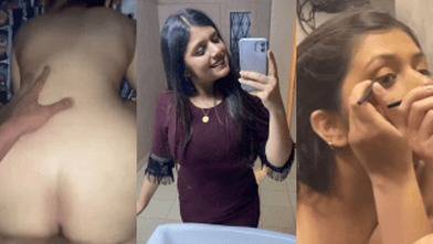 Milky Gf Unseen Doggy Mirror