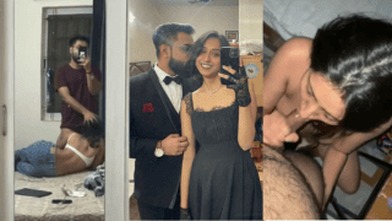 Sexy Babe Sideways Mirror Bj