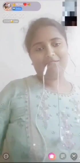 Gouthami reddy manthena removing sky blue dress orange sexy bra showing her big milky boobs in video call ???