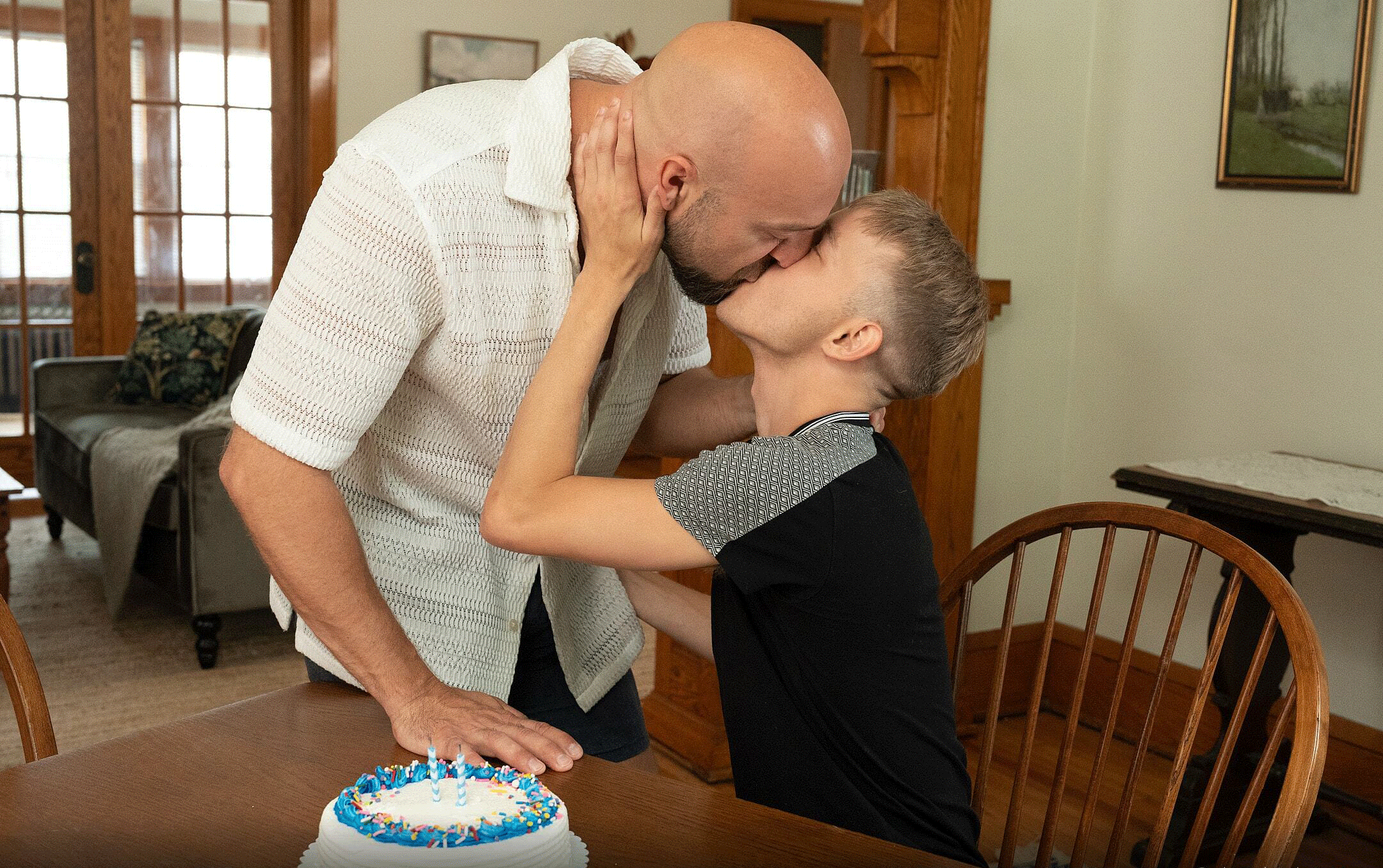Giving my Twink stepson a birthday sex gift