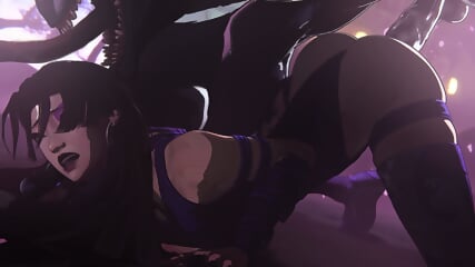 Psylocke And Venom Hardcore [Nagooanimation]